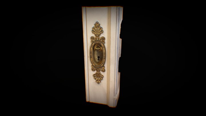 Herraje de puerta Palacio Ferreyra 3D Model