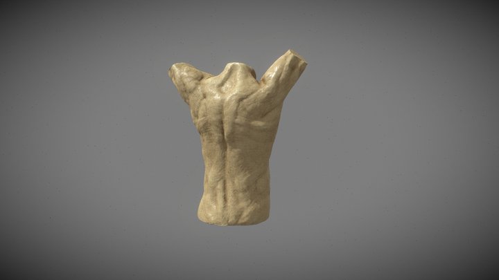 Man Statue 3D Model