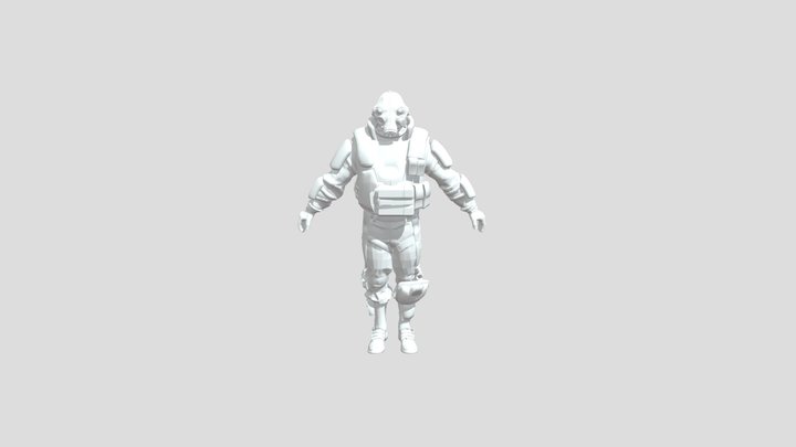 Half Life Alyx Combine Suppressor 3D Model