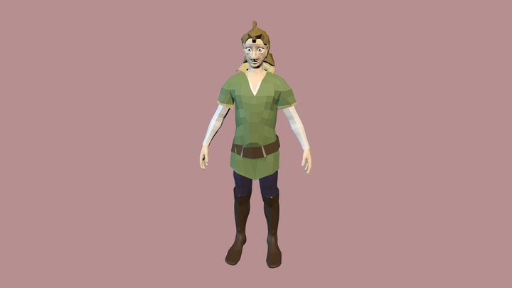 PERSONAJE - LEONEL SUÁREZ 3D Model
