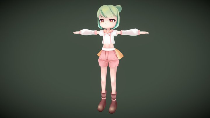 Fufu_original characters 3D Model