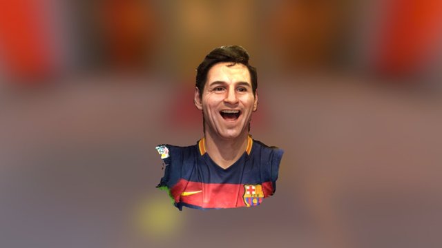 Lionel Messi 3D model from Musée Grevin 3D Model