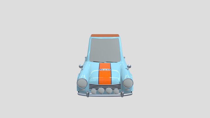 Gulf-bil- Ytmodellering- Victor. Svensson 3D Model