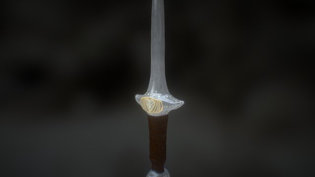 Emerald Dagger 3D Model