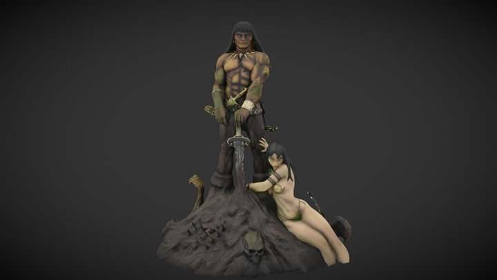 Conan 3D Model