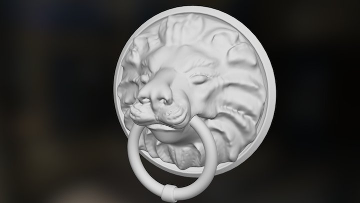 Aldaba (Escultura) 3D Model