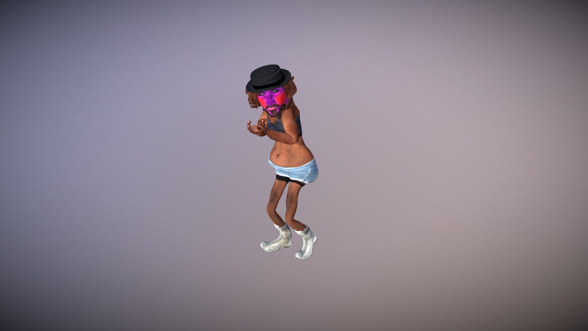 Walk Backward Left - 3D model by EdHab [3fa2ed1] - Sketchfab