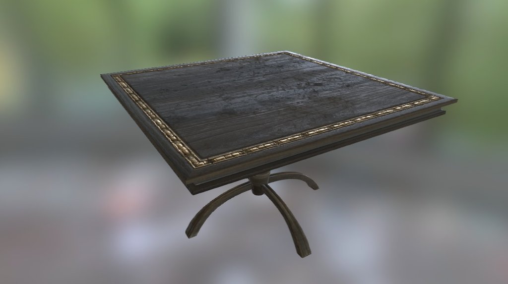 Square table