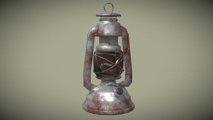 Camping Lamp 3D Model