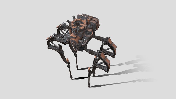 Frostpunk Automatic Machine 3D Model