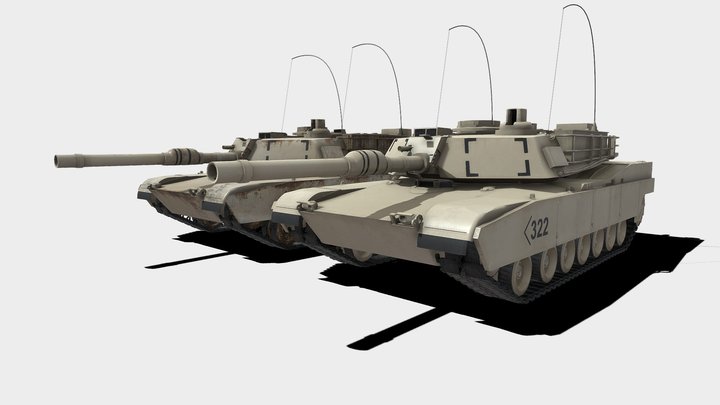Abrams 3D Model