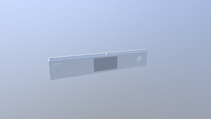 围墙效果 3D Model