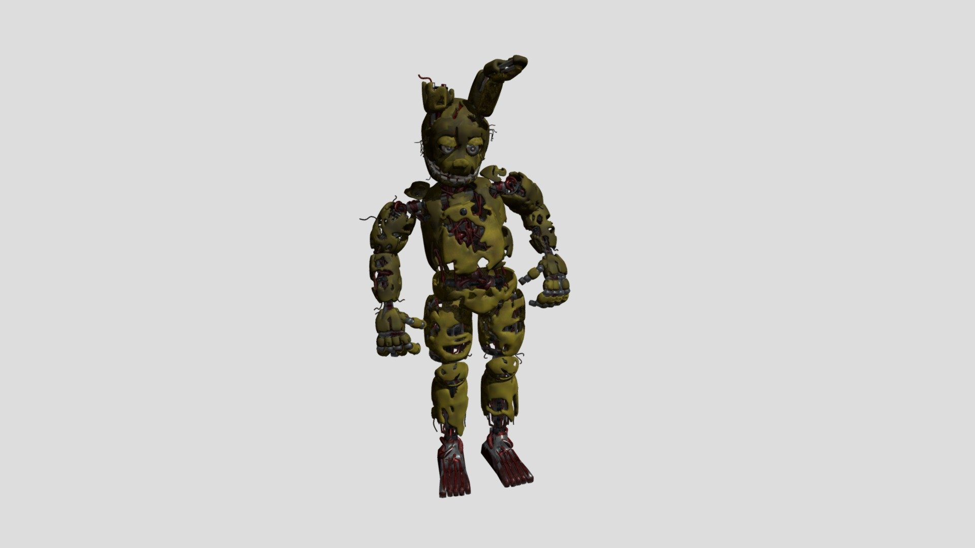 Springtrap 3D Download – Springtrap Blender Download – CAWA
