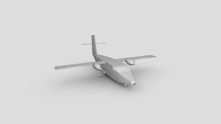 CT4012 Airplane 3D Model