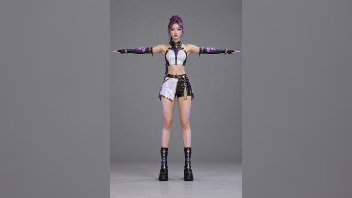 Rumi (Kpop Demon Hunters) Realistic 3D Model