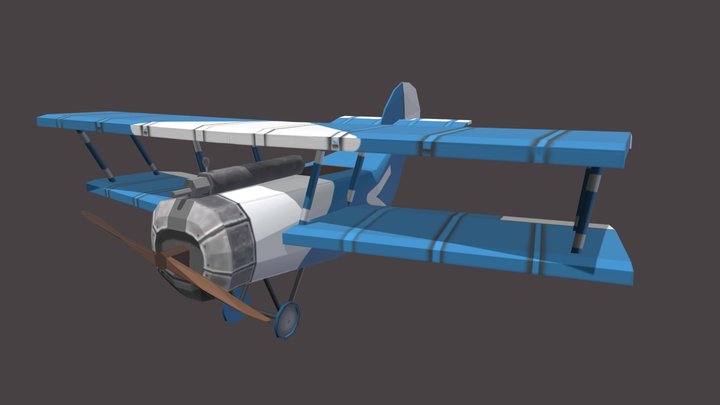 1DAE14 Vandervoort Tibo Game Art Plane 3D Model