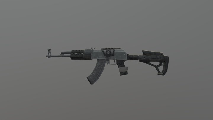 AK-47/110 ULTRA DETAIS 3D Model