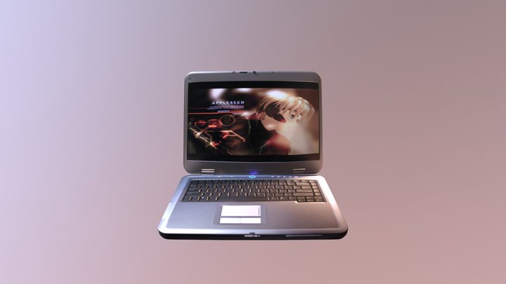 Laptop_Lowpoly 3D Model