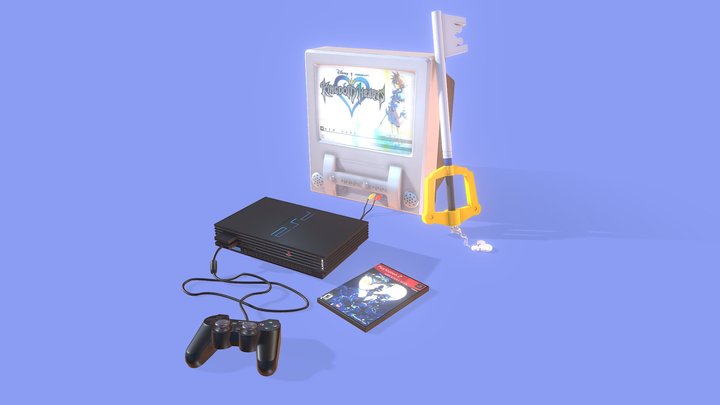 Kingdom Hearts Retro For Sketchfab 3D Model