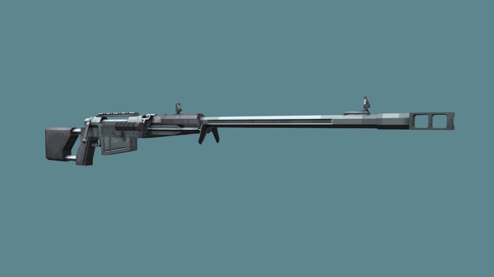 M93 Black Arrow 3D Model