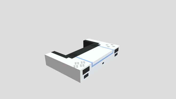 Ps5 low poly controller 3D Model