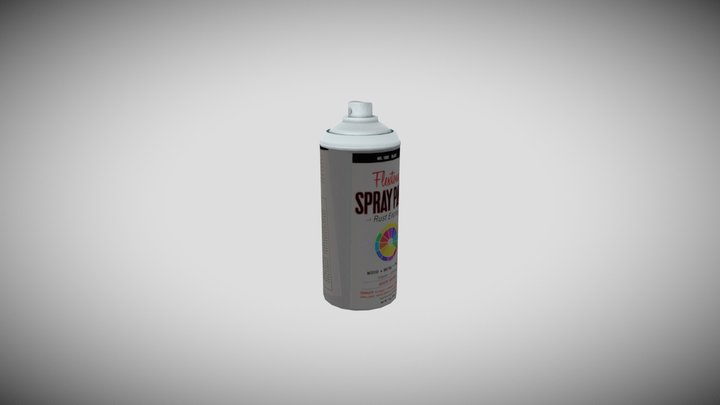 Spray Can 3D Model