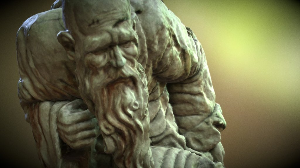 Old Man Statue - 3D model by ArifDiamanta [3fa94b7] - Sketchfab