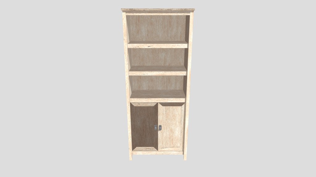 Cottage Style 3 Shelf Bookcase