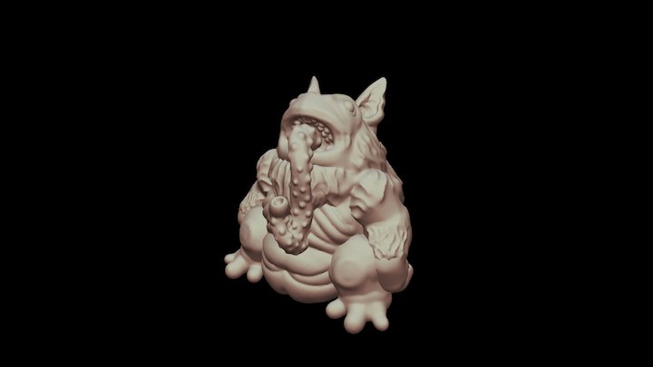 Tsathoggua 3D Model