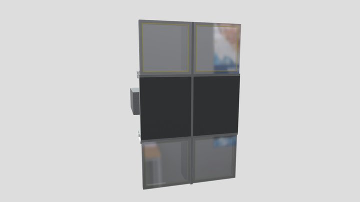 Cruciform Build-Up Toggle 3D Model