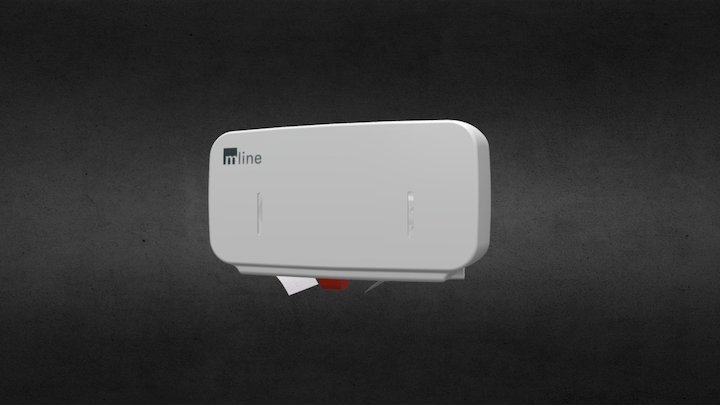 mline² Toilettenpapierspender 3D Model