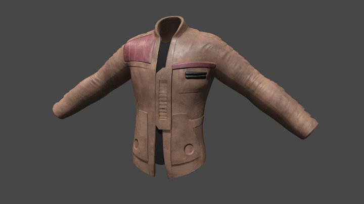 Finn's Jacket 3D Model