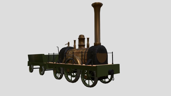 Locomotive 3D Model