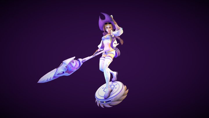 Mobile Witch 3D Model