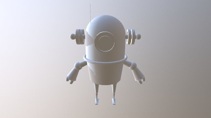 Robot Model Animated 3D Model