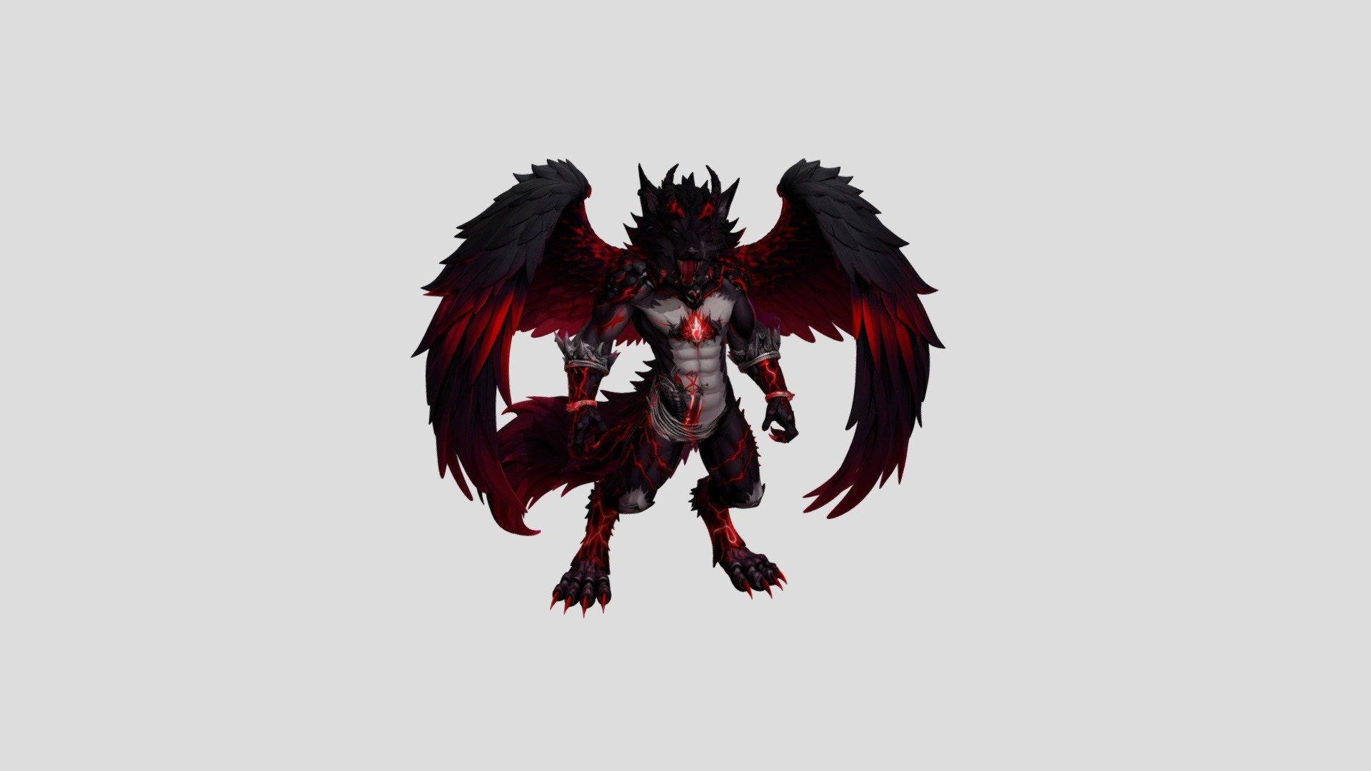 Crimsonflame Archdemon - 3D model by lucitdah (@brunoaleff45) [3fad8ee ...