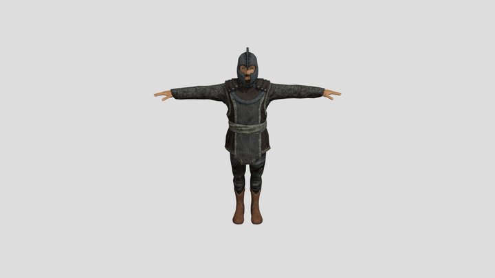 Medieval Knight 3D Model