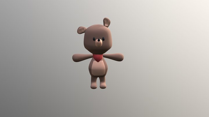 Urso/Bear Low Poly 3D Model