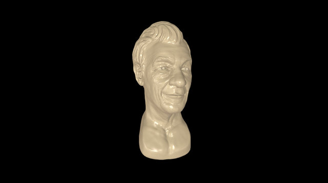 Ian Mckellen's bust 3D Model