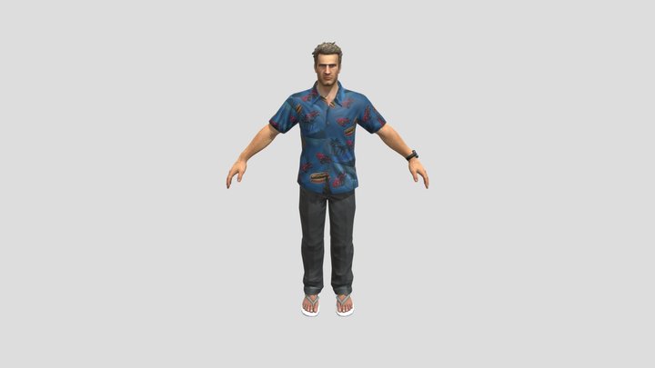 Chuck Greene Boardwalk Apparel 3D Model