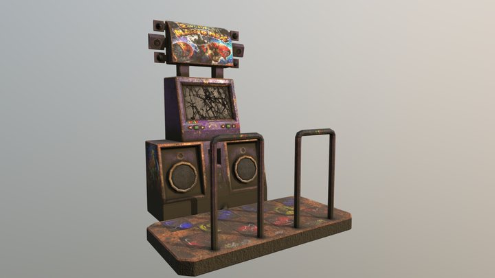 Decayed Dance Dance Machine 3D Model