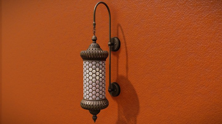 Moroccan Wall Sconce 3D Model
