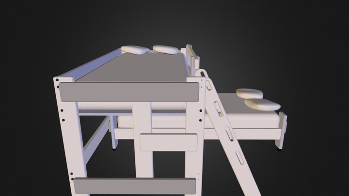 Loftbed Low 3D Model