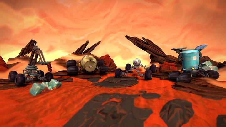 MARS ROVERS 3D Model