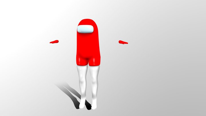 Thick Among Us 3D Model