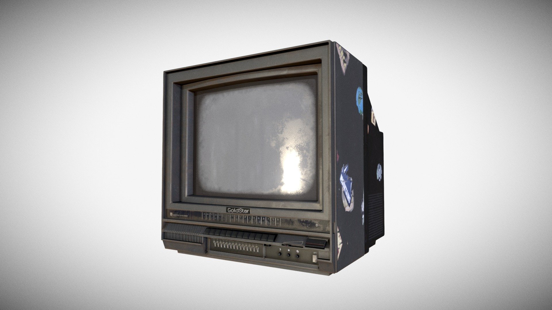 Old Tv Download Free 3d Model By Visualdiscette 3fb1a4b Sketchfab