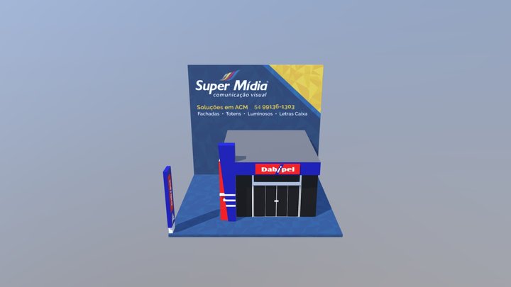FACHADA DABIPEL 3D Model
