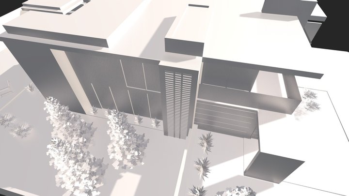 独栋别墅 草图大师模型SU模型ID_47638005 3D Model