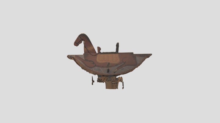 Cavallet de fusta - Albalat de la Ribera 3D Model