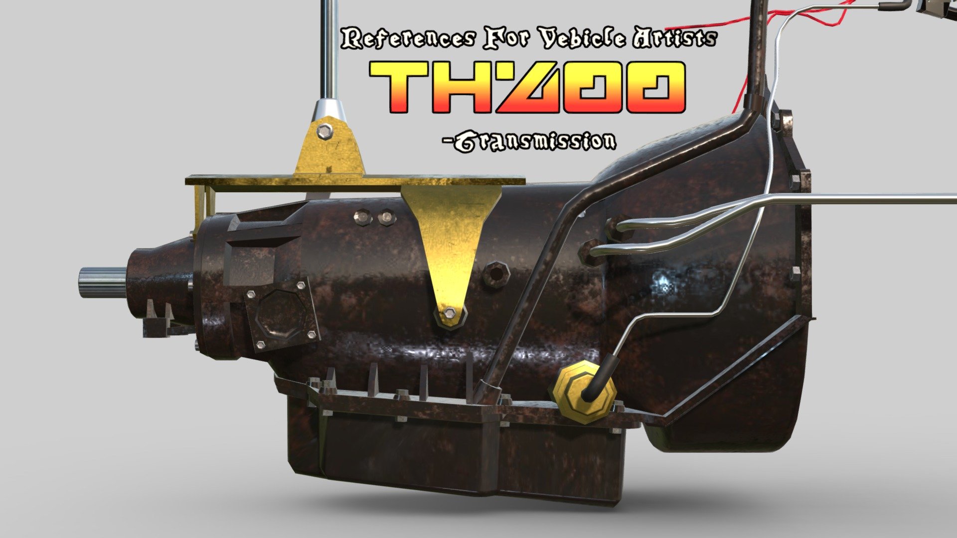 Turbo Hydramatic 400 Transmission - Download Free 3D model by Jorma Rysky  (@Rysky) [3fb4fc9]